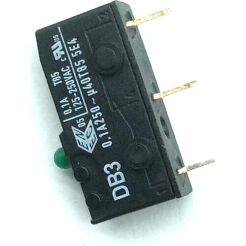 1pc original DB3 car door lock micro motion 0.1A tact micro switch stroke limit 3pin