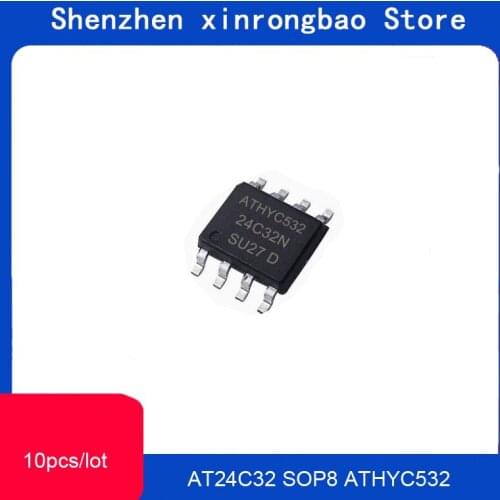 10pcs AT24C32 SOP-8 AT24C32-10SU-2.7 SOP AT24C32 SOP8 ATHYC532 SOP8 24C32
