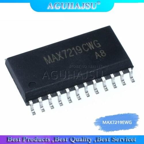 10PCS MAX7219EWG SOP24 MAX7219 SOP SMD new and original IC