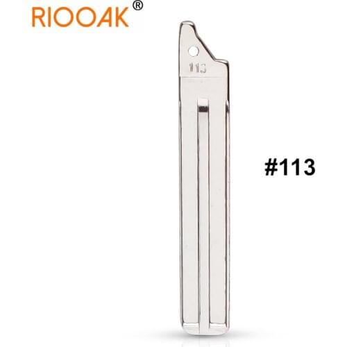 10pcs Replacement Flip Remote Key Blade #113 TOY48 Car Key blank For 2014 Toyota Flip Remote Key Blade