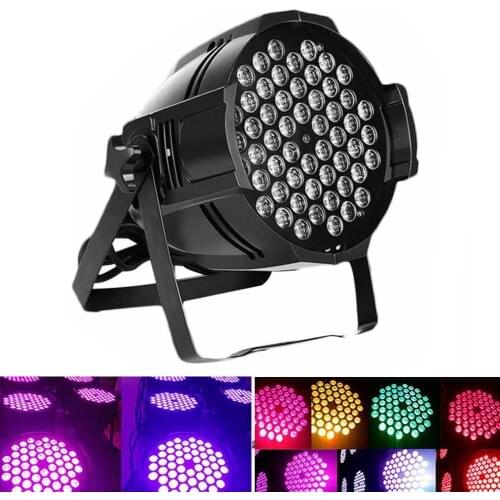 180W AC 120-240V Aluminum 54LED Par Light Disco DJ KTV Party Dance Stage Lamp LED Light Dance Stage Lamp