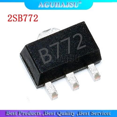 20PCS 2SB772 B772 SOT-89 SMD PNP MEDIUM TRANSISTOR new original