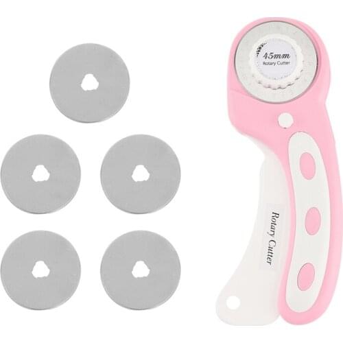 45mm Rotary Cutter Sewing Embroidery Fabric Rotary Cutting Tools for DIY Crafting Patchwork Sewing Accessories