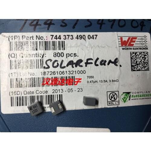 744373490047 WE-LHMI SMD 7050-0.47UH 30A high-current inductors Chip