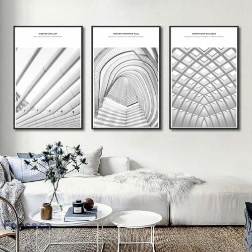 Abstract Creative Building Canvas Paintings Unique Posters And Print Wall Art Pictures For Living Room Bedroom Studio Decor