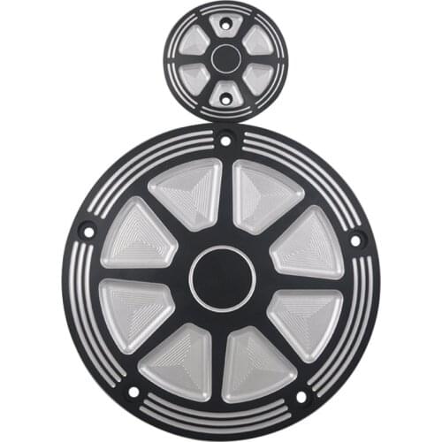 Motorcycle Aluminum Derby Cover Timing Timer Cover For Harley Dyna 99-17 Softail 99-later Touring 99-15