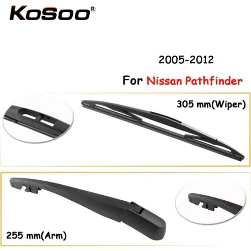 KOSOO Auto Rear Car Wiper Blade For Nissan Pathfinder,305mm 2005-2012 Rear Window Windshield Wiper Blades Arm,Car Accessories