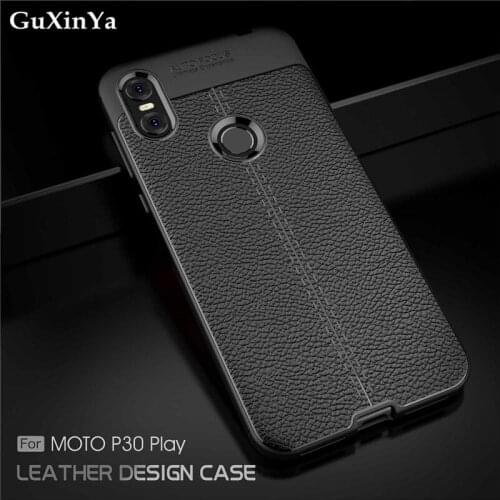 GuXinYa sFor Case Motorola One Cover Luxury Leather ShockProof TPU Case For Motorola One Fundas For Motorola One P30 Play 5.9"