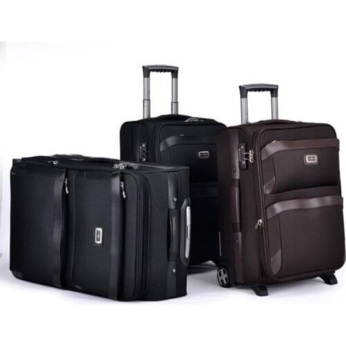New Multifun Men Business Rolling Luggage Casters Travel Duffle Wheel Suitcase Oxford Trolley Carry On Women Password
