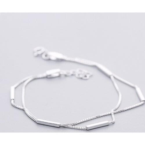 DIEERLAN Silver Bracelets