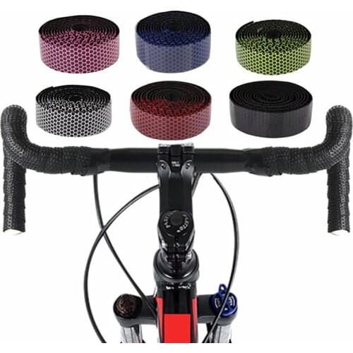 Road Bike Bicycle Handlebar Tape Camouflage Cycling Handle Belt Cork Wrap Bicycle Accessories Colors