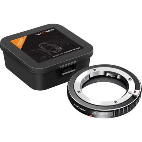 K&F Concept Lens Mount Adapter L/M-Nikon Z for Leica M LM L/M Mount Lens to Nikon Z Mount Z6 Z7 Mirrorless Camera DSLR