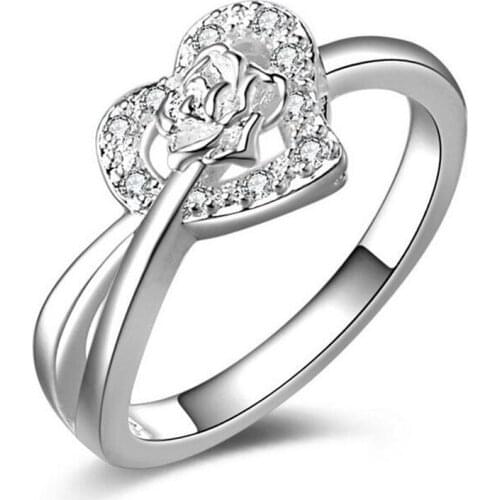 Ring 925 Couple Ring Silver Trendy Jewelry Simple Smooth Lovers Wedding Set 925 Sterling Silver for Women Men Jewelry Gift #131