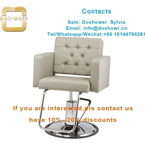 Hair salon chair with hydrolic barber chair for europen style living room seating chair