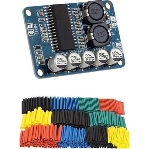 1 Pcs TDA8932 Mono 35W Digital Amplifier Module & 530 Pcs Cable Heat Shrink Tubing Sleeve Wire Wrap Tube