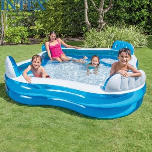Original Product INTEX back seat paddling pool Large family swimming pool Childrens ocean ball pool