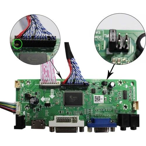 HD-MI DVI VGA Audio LCD Board for 17" 4:3 1280x960 DV170YGM-N10 DV170YGZ-N10 LVDS LCD Screen DIY Arcade1UP Raspberry Pi