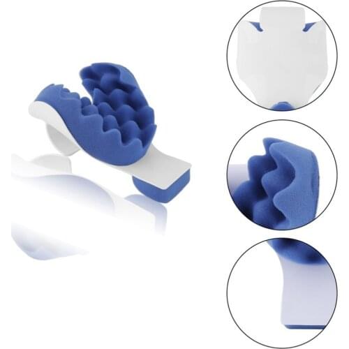 Neck Support Tension Reliever Neck Shoulder Massage Relax Sponge Releases Muscle Relieves Tightness Soreness Theraputic Pillow