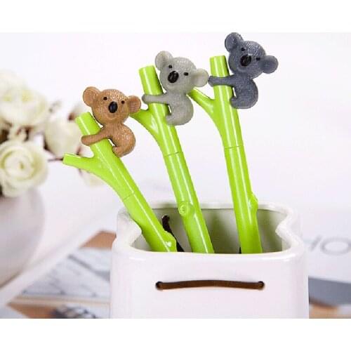 Pen Cute Koala Bear Shape Pen Black Ink Stationery School Office Accessory GDeals