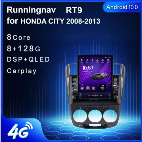 Runningnav For HONDA CITY 2008 2009 2010 2011 2012 2013 Tesla Type Android Car Radio Multimedia Video Player Navigation GPS