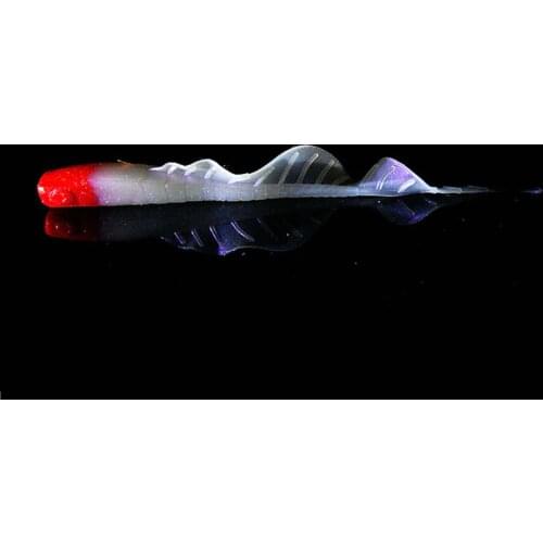 WALK FISH 12PCS/Lot Fishing Lure 2.2g 60mm Soft Baits Single Tail Grub Fish Minnow Pesca Fishing Tackle Peche