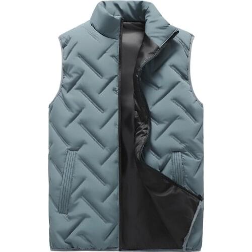 Winter Thick Vests Men High Quality Sleeveless Jacket Male Hooded Coat Mens Cotton Padded Vest Windproof Bodywarmer Outwear