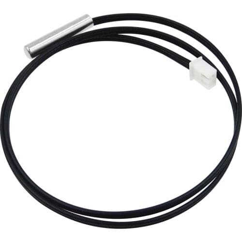 10pcs/lot 50cm NTC Thermistor Temperature Sensor Waterproof Probe Wire 10K 1% 3950 W1209 W1401 cable