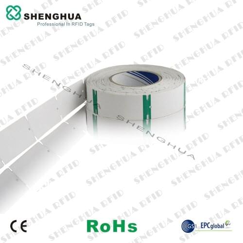 250pcs/lot Smart Management UHF RFID Apparel Tag Readable Printable Passive RFID Hang Tag for Fashion Apparel