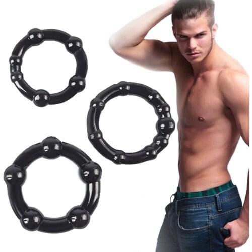 3pcs Silicone Cock Rings Delay Ejaculation Penis Rings Adult Toys Erotic Toy Sex Toys for Men Dropshipping