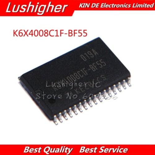 5pcs K6X4008C1F-BF55 SOP-32 K6X4008C1F BF55 TSOP-32 Memory Chips 512Kx8 Bit Low Power Full CMOS Static RAM
