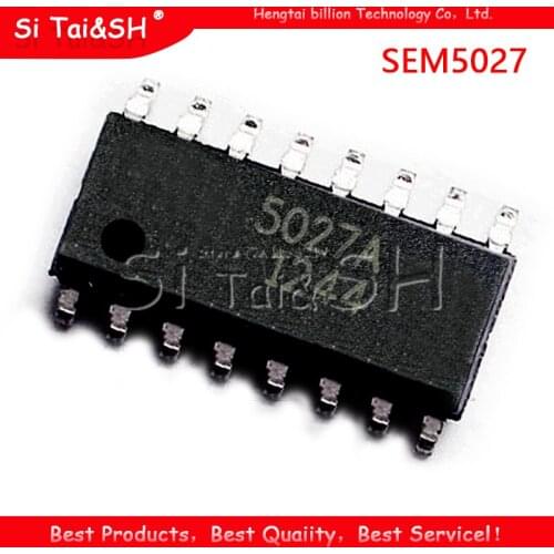 5pcs/lot SEM5027 SEM5027A 5027A LCD chip SOP-16