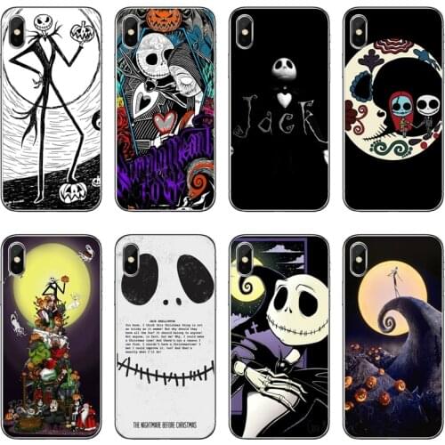 Hot jack skellington Accessories Phone Case For Huawei P30 P20 Pro P10 P9 P8 Lite Y5 Y6 Y7 Y9 P Smart Plus 2018 2019