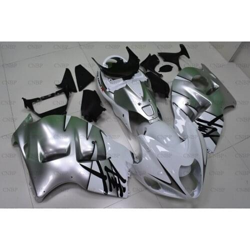 For Suzuki GSXR1300 1997 - 2007 Body Kits HAYABUSA 2004 Fairings HAYABUSA 2003 Silver White Fairing Kits
