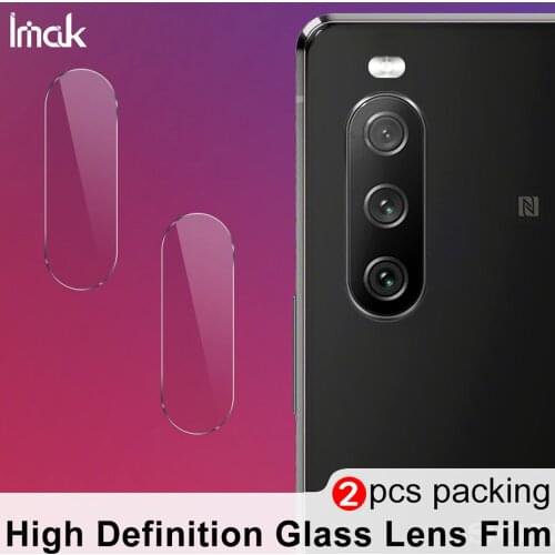 Imak Camera Lens Tempered Glass For Sony Xperia 10 iii Rear Camera Len Protector Protective Film