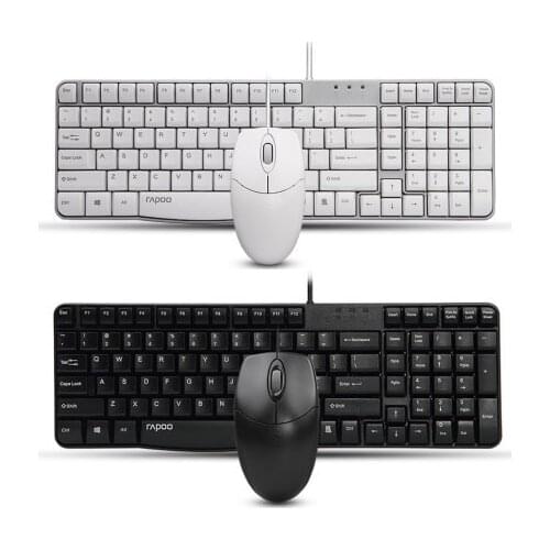 X120 wired USB keyboard and mouse white set notebook desktop computer all-in-one office games