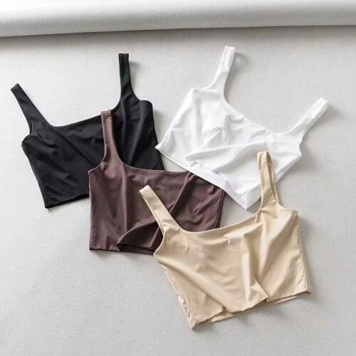 Hot Sale Summer Women Sexy Sleeveless Tops Fashion Short Square Collar Tank Tops 4 Colors Sexy Club Tops