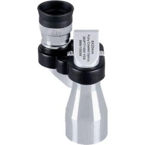 8x20 Mini Aluminum Alloy with Magnifier Microscope 3 in 1 Outdoor Fishing Leisure Telescope M5TC