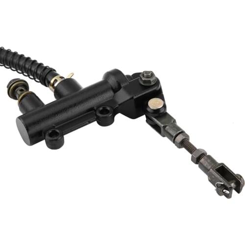 Aftermarket Motorcycle Folding Aluminum Alloy Rear Foot Brake Hydraulic Master Cylinder Pump Reservoir for Kawasaki Ninja ZX6