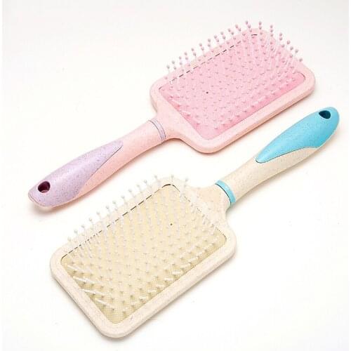 Anti-static Detangling Massage Scalp Comb Anti Hair Loss New Design ABS TPE Electroplate for Salon Styling Women Girls Hair Brus