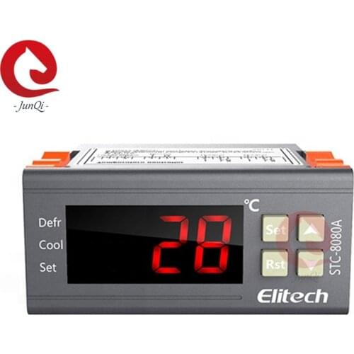 Middle-low temperature cold storage digital thermostat Elitech Microcomputer temperature controller STC-8080A