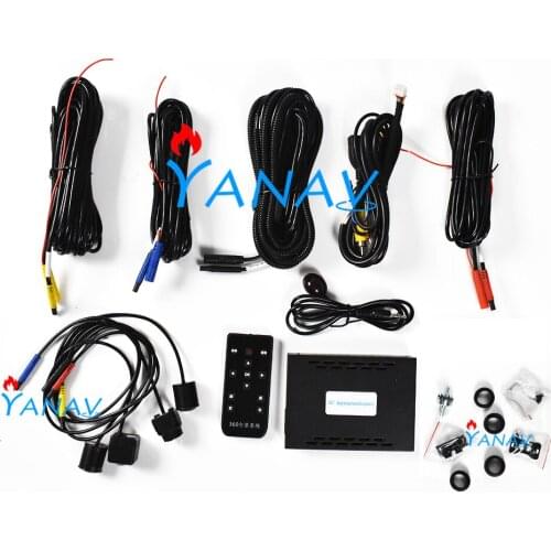 Universal 3D HD 360 car surround view monitoring system 1080P recorder/parking monitoring birds eye view system 4 cameras DVR