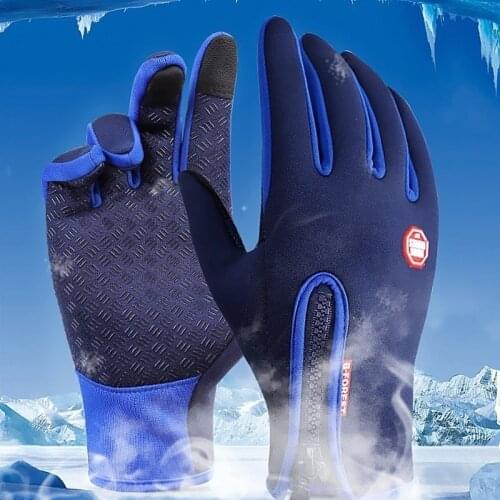 Winter Touch Screen Heated Ski Gloves Windproof Rainproof Tactical Motorcycle Skiing Cycling Snowboard Ski Cross-country Gloves