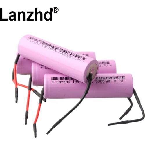 1-10pcs 18650 battery lithium Li ion 3.7v batteries 18650 33E 3300mAh VTC7 +DIY Nickel 100% Original