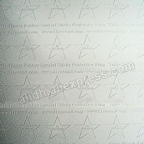 10 Pcs 61second Table Tennis (Ping Pong) Rubber Special Sticky Protective Film