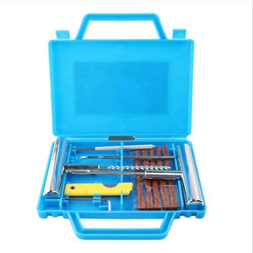 11 tire repair tools, car vans, motorcycles, bicycles, tubeless puncture professional repair tools, emergency tire repair tools