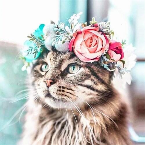 5d Diy Diamond Painting Full Square Diamond Embroidery Animals Cat Diamond Mosaic Daimond Mosaic Handmade Gift