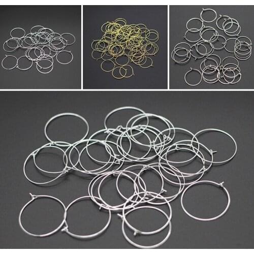 Alloy Accessories Jewelry Findings Set Open Jump Rings Lobster Clasp Clip Buckle Earring Hook DIY Jewelry Making Supplies Kit