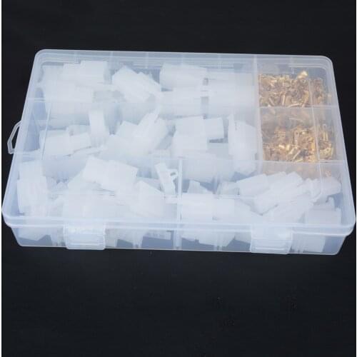 40 Set New Auto Electrical 2.8 Mm 2 3 4 6 Pin Wire Connector Terminal Connector For Cable Wire Cars Moped Motorcycles