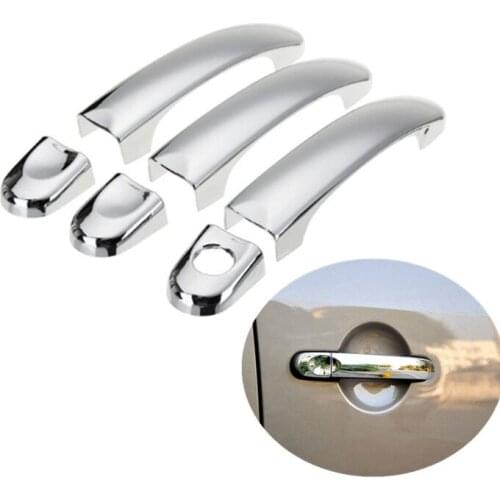 FUNDUOO For Volkswagen VW T5 T6 Transporter Caravelle Multivan California Chrome Car Door Handle Cover Trim