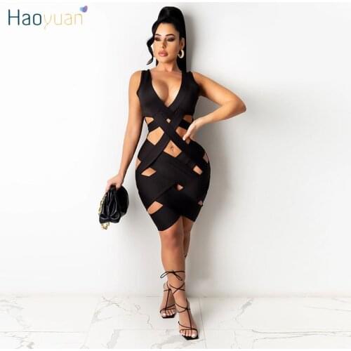 Черные летние платья HAOYUAN China At AliExpress